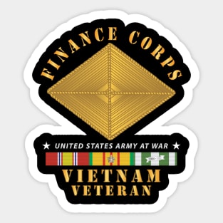 Army - Finance Corps - Vietnam Vet w VN SVC X300 Sticker